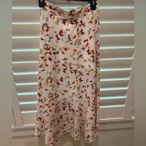 BCBG butterfly maxi skirt